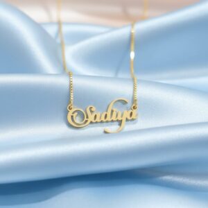 Personalized Gold Name Necklace – Elegant Custom Jewelry