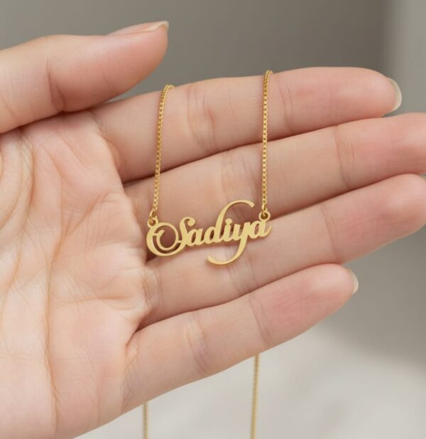 Personalized Gold Name Necklace – Elegant Custom Jewelry - Image 3
