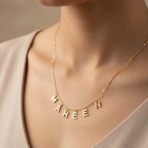Customized Gold Name Necklace