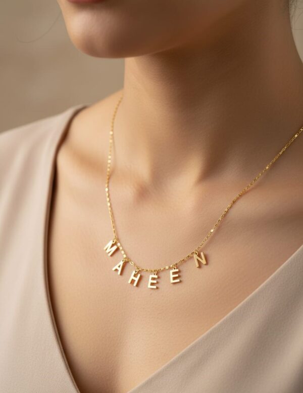 Customized Gold Name Necklace