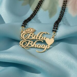 Custom Name Gold Mangalsutra – Personalized