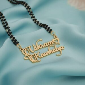 Custom Name Gold Mangalsutra – Personalized