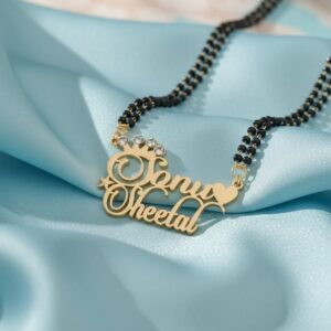 Custom Name Gold Mangalsutra – Personalized