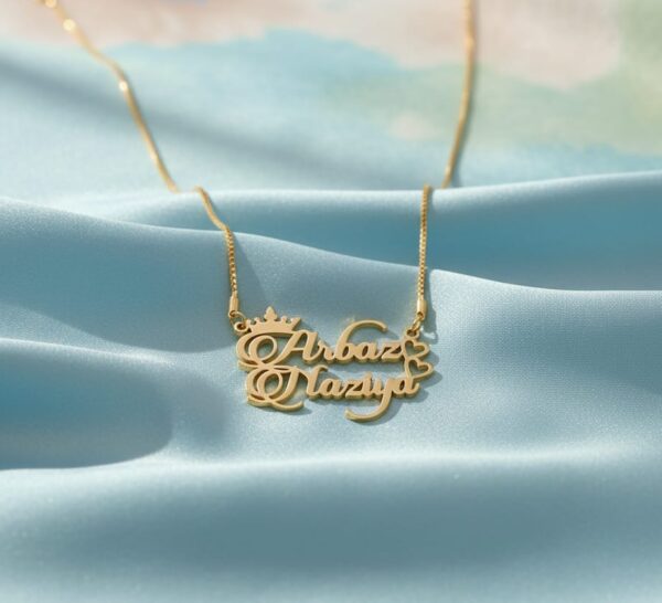 Couple Name Locket Pendant