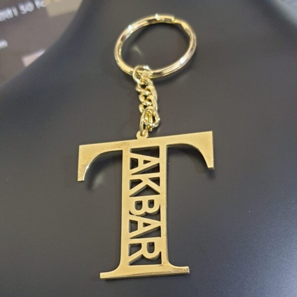 Name keychain In Initial Latter