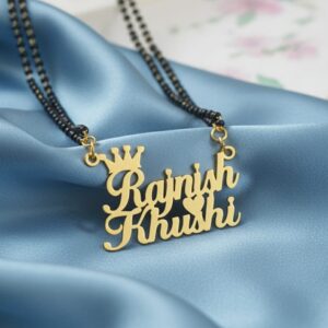 Custom Name Gold Mangalsutra